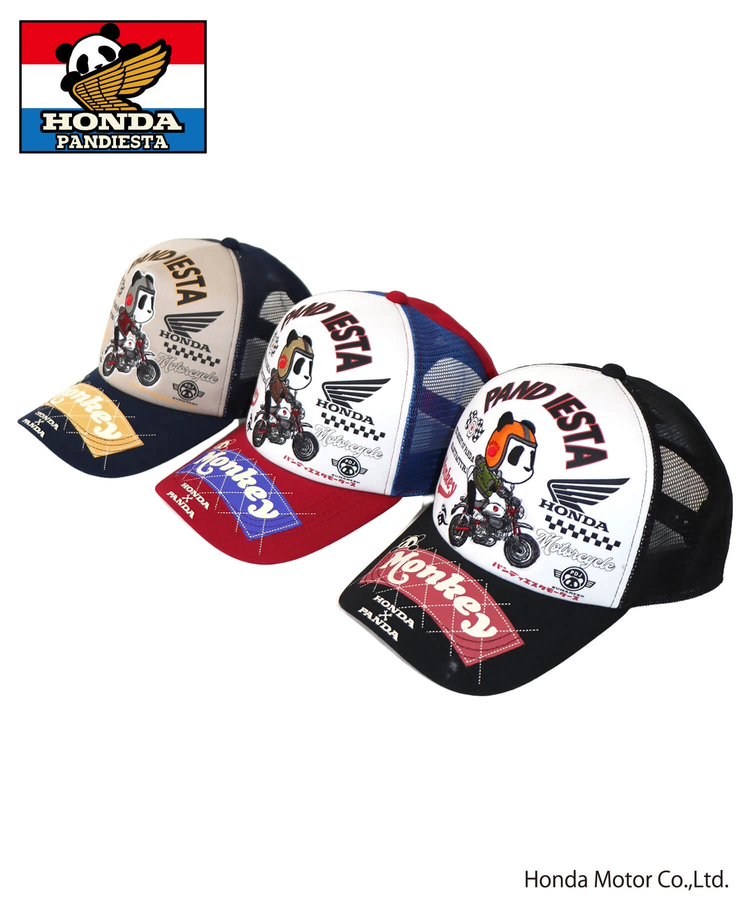 PANDIESTA(パンディエスタ) |SB Honda Pandiesta MONKEY125 チェック バイザー キャップ(595506 MENS/WOMENS)