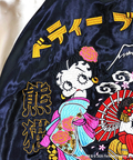 PANDIESTA(パンディエスタ) |SB BETTYBOOP Pandiesta OIRANDOUCYU リバーシブルスカジャン ブラック（516850 MENS/WOMENS)