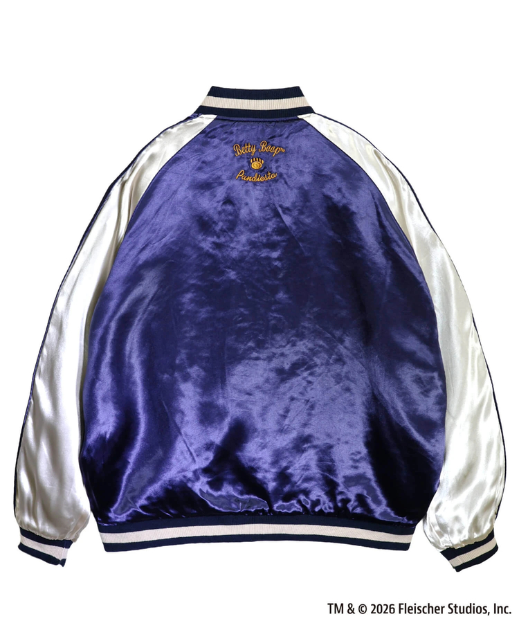 PANDIESTA(パンディエスタ) |SB BETTYBOOP Pandiesta OIRANDOUCYU リバーシブルスカジャン ワイン（516850 MENS/WOMENS)