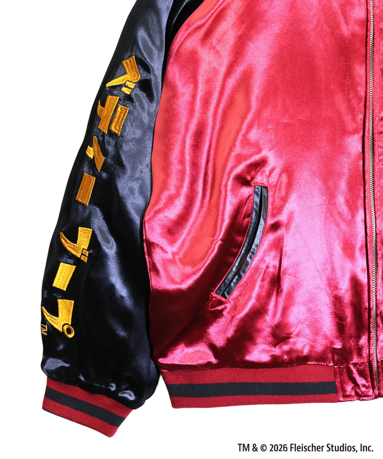 PANDIESTA(パンディエスタ) |SB BETTYBOOP Pandiesta OIRANDOUCYU リバーシブルスカジャン ワイン（516850 MENS/WOMENS)