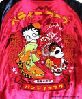 PANDIESTA(パンディエスタ) |SB BETTYBOOP Pandiesta OIRANDOUCYU リバーシブルスカジャン ワイン（516850 MENS/WOMENS)