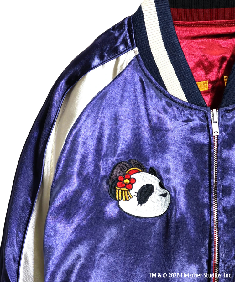 PANDIESTA(パンディエスタ) |SB BETTYBOOP Pandiesta OIRANDOUCYU リバーシブルスカジャン ワイン（516850 MENS/WOMENS)