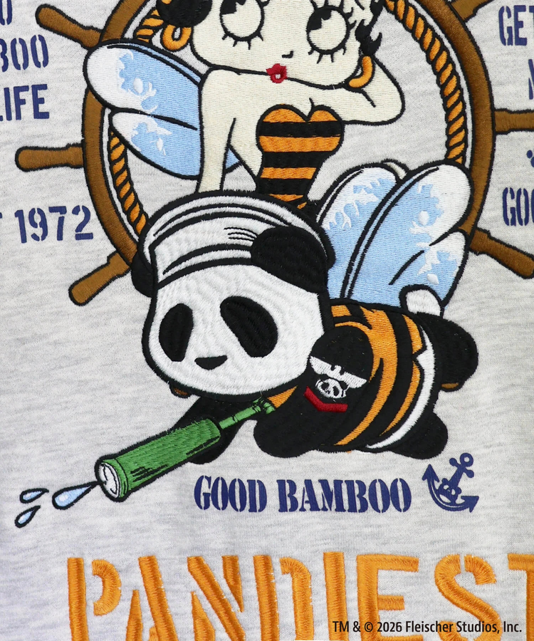 PANDIESTA(パンディエスタ) |SB BETTYBOOP Pandiesta MARIN BETTY ＆ SEABEES フルジップパーカー（516600 MENS/WOMENS)