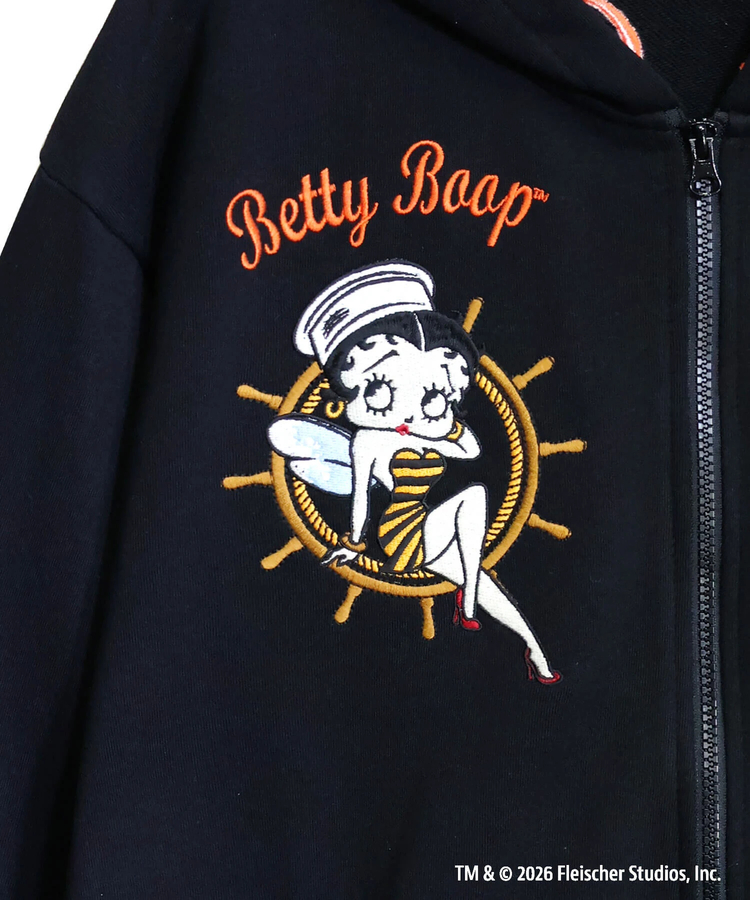 PANDIESTA(パンディエスタ) |SB BETTYBOOP Pandiesta MARIN BETTY ＆ SEABEES フルジップパーカー（516600 MENS/WOMENS)