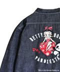 PANDIESTA(パンディエスタ) |SB BETTYBOOP Pandiesta HEART & BETTY デニム シャツ（516601  MENS/WOMENS)