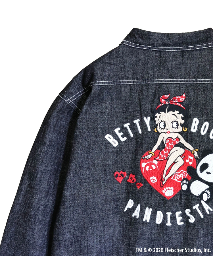 PANDIESTA(パンディエスタ) |SB BETTYBOOP Pandiesta HEART & BETTY デニム シャツ（516601  MENS/WOMENS)