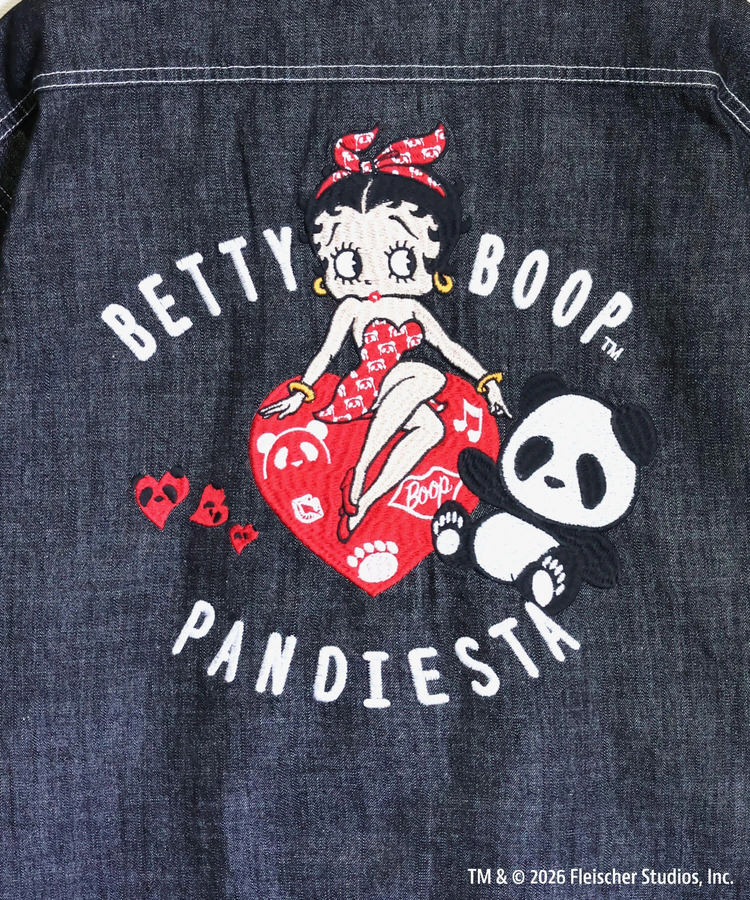 PANDIESTA(パンディエスタ) |SB BETTYBOOP Pandiesta HEART & BETTY デニム シャツ（516601  MENS/WOMENS)