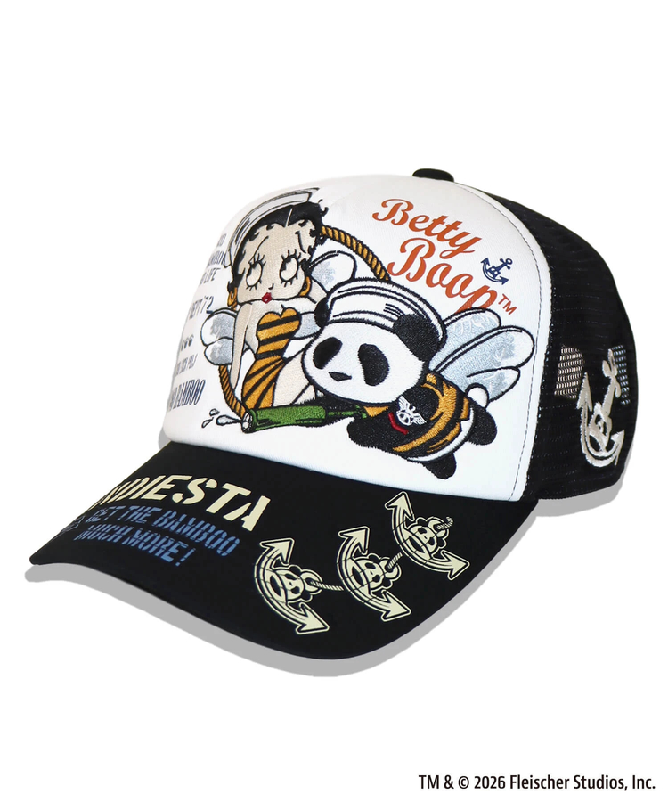 PANDIESTA(パンディエスタ) |SB BETTYBOOP Pandiesta MARIN BETTY ＆ SEABEES MESH CAP（516851  MENS/WOMENS)