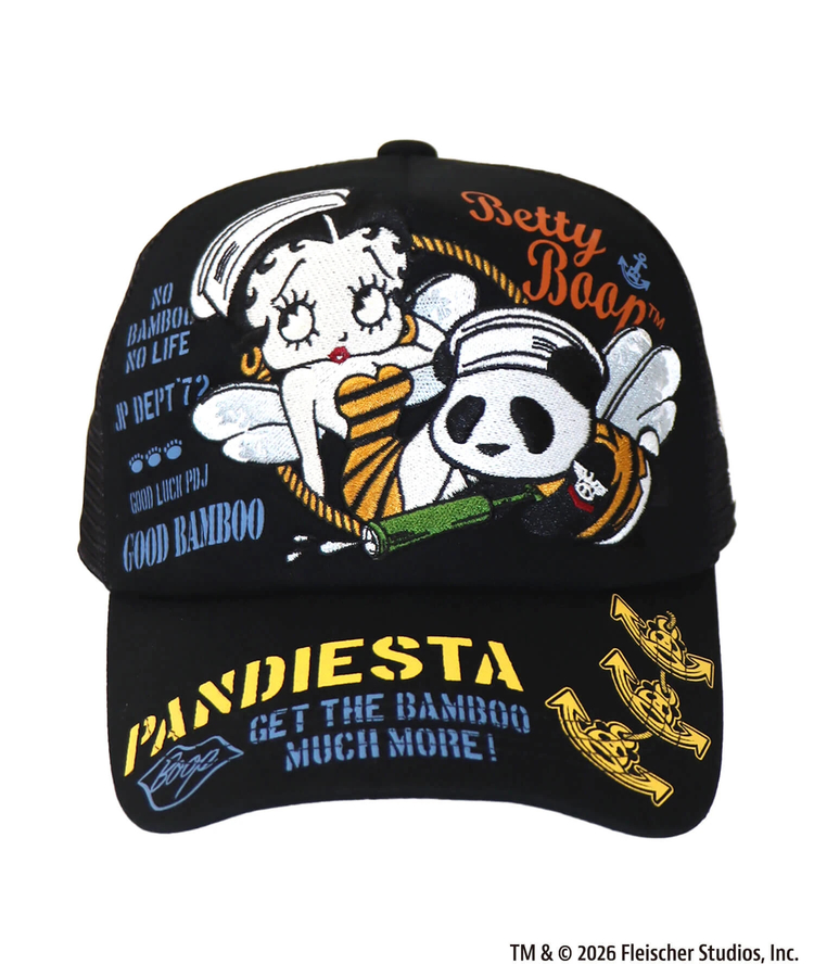 PANDIESTA(パンディエスタ) |SB BETTYBOOP Pandiesta MARIN BETTY ＆ SEABEES MESH CAP（516851  MENS/WOMENS)
