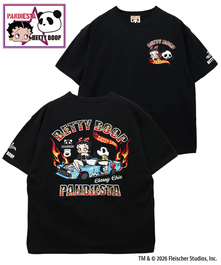 PANDIESTA(パンディエスタ) |SB BETTYBOOP Pandiesta KUSTOM RIDE BETTY S/S TEE（526601 MENS/WOMENS)
