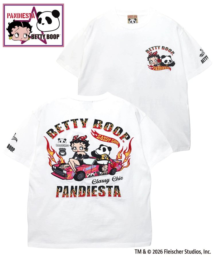 PANDIESTA(パンディエスタ) |SB BETTYBOOP Pandiesta KUSTOM RIDE BETTY S/S TEE（526601 MENS/WOMENS)