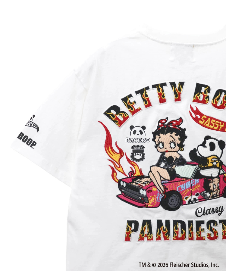 PANDIESTA(パンディエスタ) |SB BETTYBOOP Pandiesta KUSTOM RIDE BETTY S/S TEE（526601 MENS/WOMENS)