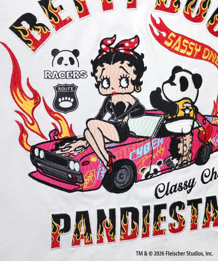 PANDIESTA(パンディエスタ) |SB BETTYBOOP Pandiesta KUSTOM RIDE BETTY S/S TEE（526601 MENS/WOMENS)