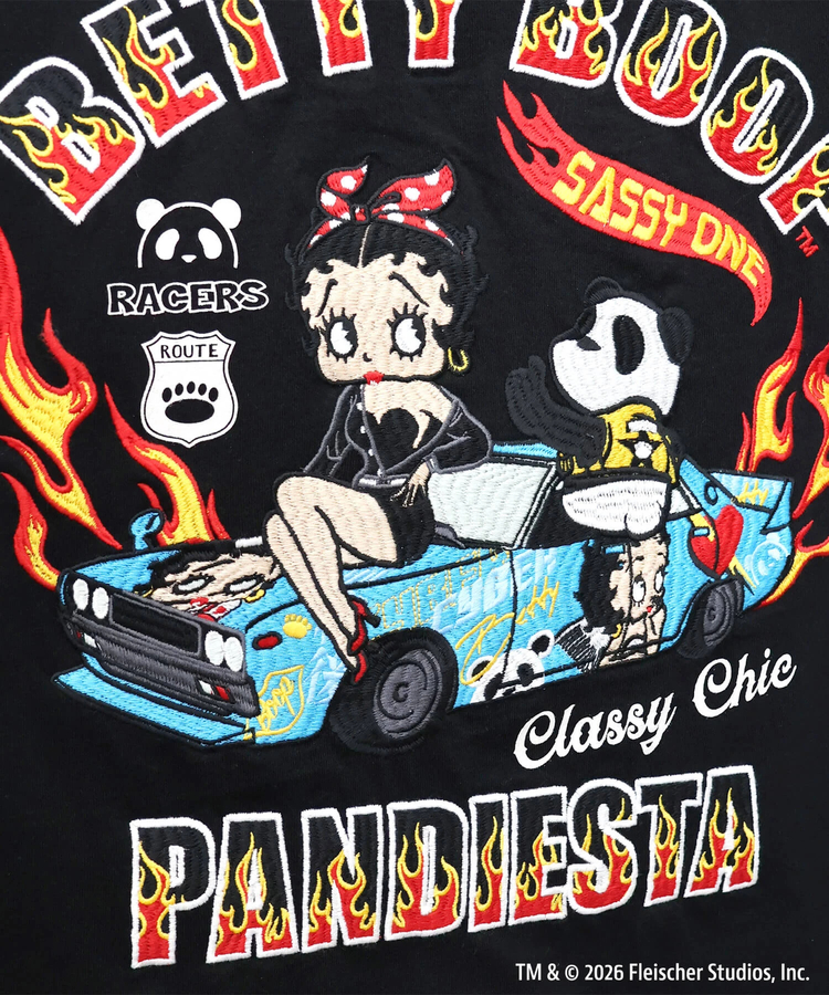 PANDIESTA(パンディエスタ) |SB BETTYBOOP Pandiesta KUSTOM RIDE BETTY S/S TEE（526601 MENS/WOMENS)