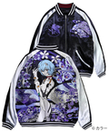 PANDIESTA(パンディエスタ) |SB 錦 EVANGELION 和華 流水 綾波 リバーシブル スカジャン ブラック (516352  MENS/WOMENS)
