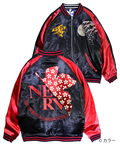 PANDIESTA(パンディエスタ) |SB 錦 EVANGELION 和華 流水 綾波 リバーシブル スカジャン ブラック (516352  MENS/WOMENS)