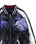 PANDIESTA(パンディエスタ) |SB 錦 EVANGELION 和華 流水 綾波 リバーシブル スカジャン ブラック (516352  MENS/WOMENS)