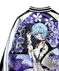 PANDIESTA(パンディエスタ) |SB 錦 EVANGELION 和華 流水 綾波 リバーシブル スカジャン ブラック (516352  MENS/WOMENS)