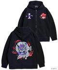 PANDIESTA(パンディエスタ) |SB 錦 EVANGELION 初号機 vs 火龍 フルジップ パーカー(516350 MENS/WOMENS)