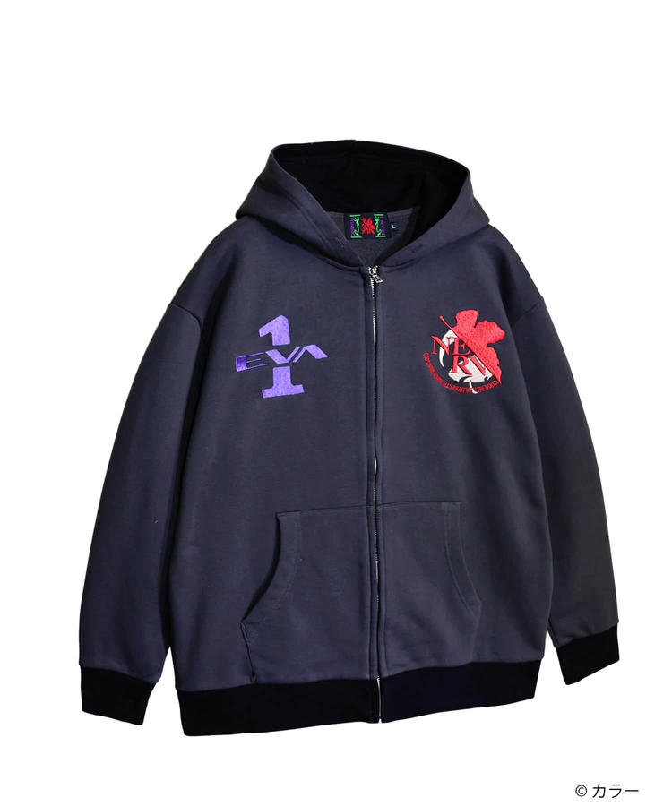 PANDIESTA(パンディエスタ) |SB 錦 EVANGELION 初号機 vs 火龍 フルジップ パーカー(516350 MENS/WOMENS)