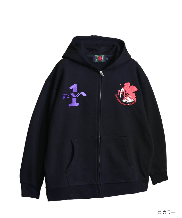 PANDIESTA(パンディエスタ) |SB 錦 EVANGELION 初号機 vs 火龍 フルジップ パーカー(516350 MENS/WOMENS)