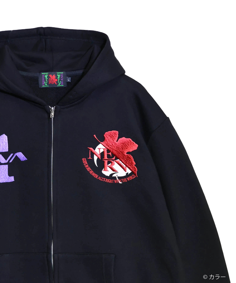 PANDIESTA(パンディエスタ) |SB 錦 EVANGELION 初号機 vs 火龍 フルジップ パーカー(516350 MENS/WOMENS)