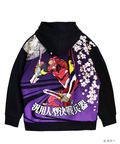 PANDIESTA(パンディエスタ) |SB 錦 EVANGELION 月下桜とEVA2号機 フルジップ パーカー(516351 MENS/WOMENS)