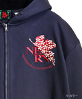 PANDIESTA(パンディエスタ) |SB 錦 EVANGELION 月下桜とEVA2号機 フルジップ パーカー(516351 MENS/WOMENS)