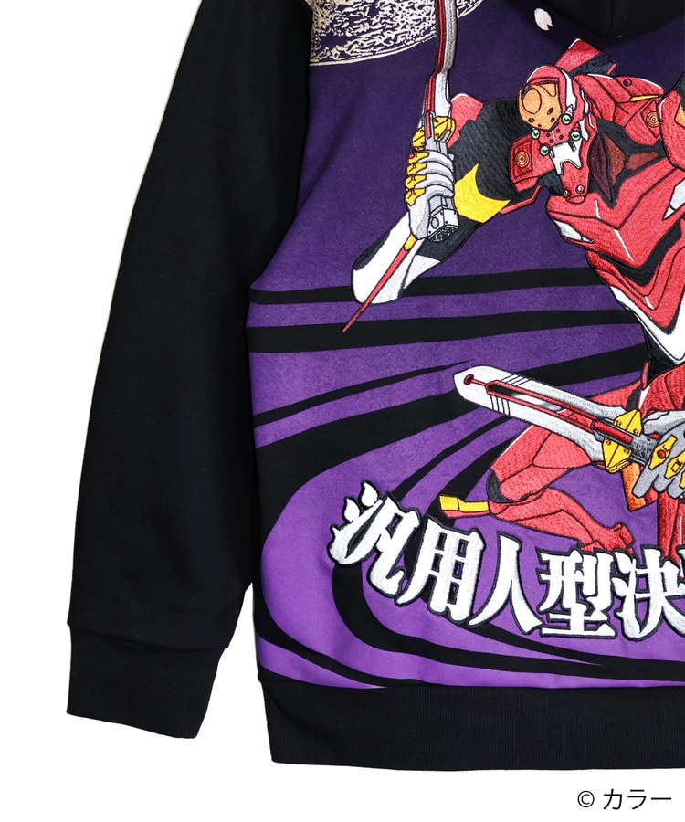 PANDIESTA(パンディエスタ) |SB 錦 EVANGELION 月下桜とEVA2号機 フルジップ パーカー(516351 MENS/WOMENS)