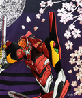 PANDIESTA(パンディエスタ) |SB 錦 EVANGELION 月下桜とEVA2号機 フルジップ パーカー(516351 MENS/WOMENS)