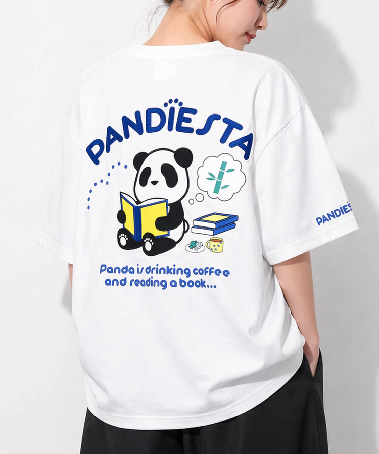 PANDIESTA(パンディエスタ) |SB PANDIESTA 読書 大好き パンダ S/S Tシャツ(526604 MENS/WOMENS）