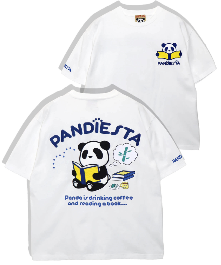 PANDIESTA(パンディエスタ) |SB PANDIESTA 読書 大好き パンダ S/S Tシャツ(526604 MENS/WOMENS）