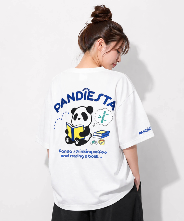 PANDIESTA(パンディエスタ) |SB PANDIESTA 読書 大好き パンダ S/S Tシャツ(526604 MENS/WOMENS）