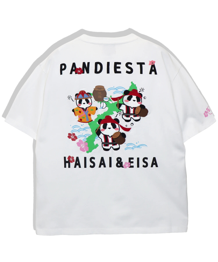 PANDIESTA(パンディエスタ) |SB PANDIESTA はいさい＆エイサー パンダ S/S Tシャツ(526605 MENS/WOMENS）