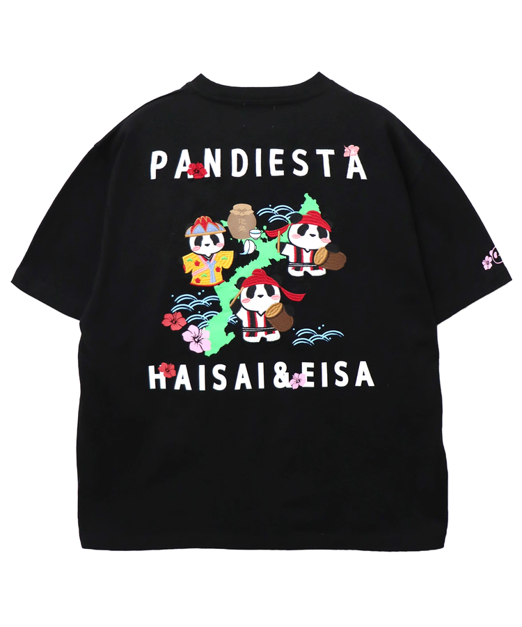 PANDIESTA(パンディエスタ) |SB PANDIESTA はいさい＆エイサー パンダ S/S Tシャツ(526605 MENS/WOMENS）