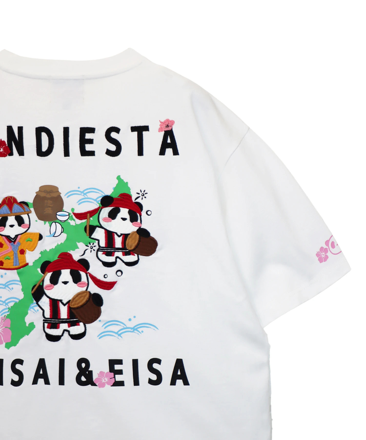 PANDIESTA(パンディエスタ) |SB PANDIESTA はいさい＆エイサー パンダ S/S Tシャツ(526605 MENS/WOMENS）