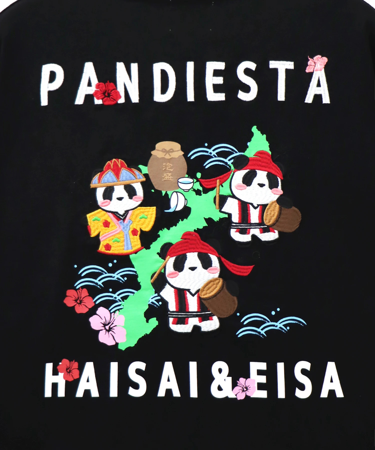 PANDIESTA(パンディエスタ) |SB PANDIESTA はいさい＆エイサー パンダ S/S Tシャツ(526605 MENS/WOMENS）