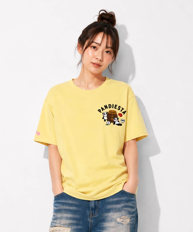 PANDIESTA(パンディエスタ) |SB PANDIESTA はいさい＆エイサー パンダ S/S Tシャツ(526605 MENS/WOMENS）
