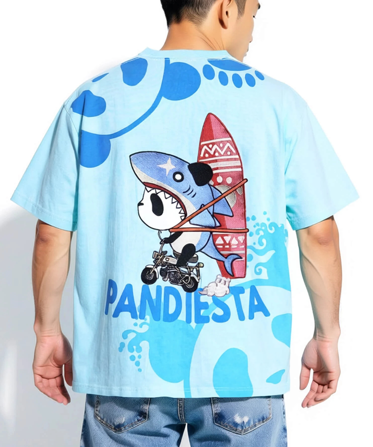 PANDIESTA(パンディエスタ) |SB PANDIESTA サーフライドシャーク S/S Tシャツ(526211 MENS/WOMENS）