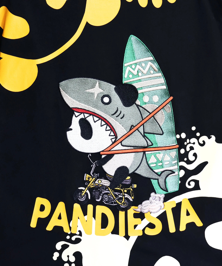 PANDIESTA(パンディエスタ) |SB PANDIESTA サーフライドシャーク S/S Tシャツ(526211 MENS/WOMENS）