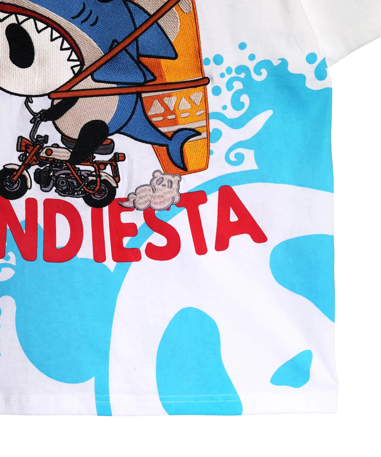 PANDIESTA(パンディエスタ) |SB PANDIESTA サーフライドシャーク S/S Tシャツ(526211 MENS/WOMENS）