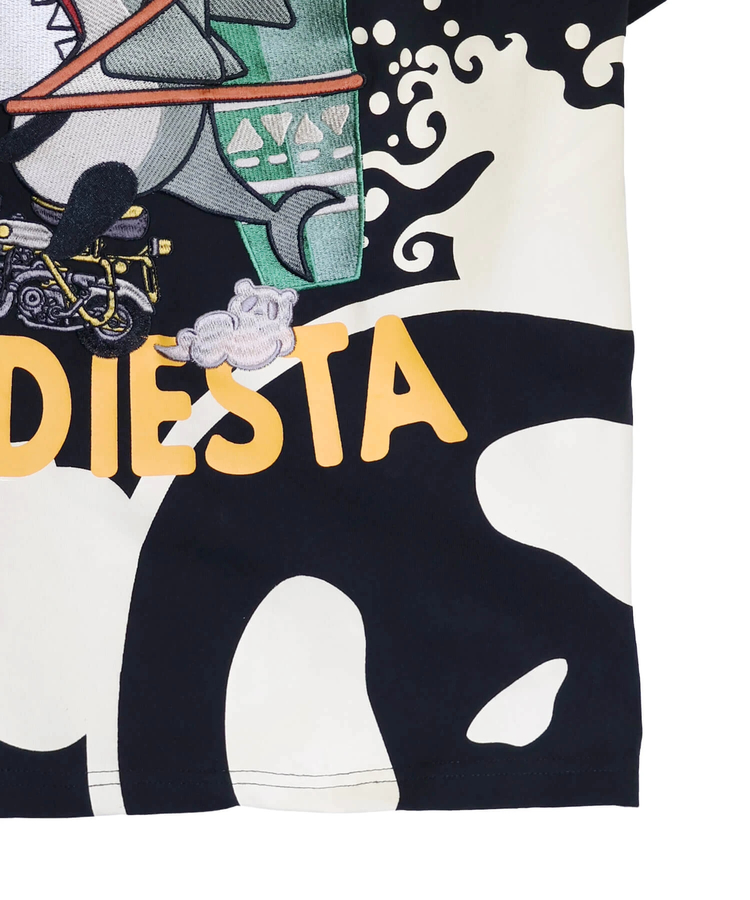 PANDIESTA(パンディエスタ) |SB PANDIESTA サーフライドシャーク S/S Tシャツ(526211 MENS/WOMENS）