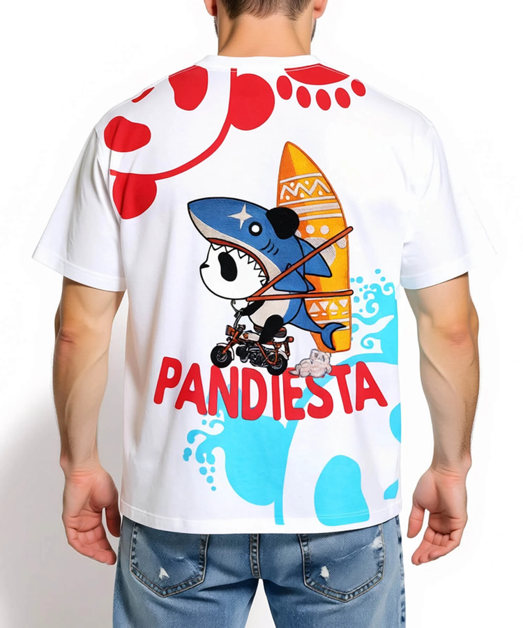 PANDIESTA(パンディエスタ) |SB PANDIESTA サーフライドシャーク S/S Tシャツ(526211 MENS/WOMENS）