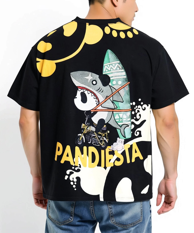 PANDIESTA(パンディエスタ) |SB PANDIESTA サーフライドシャーク S/S Tシャツ(526211 MENS/WOMENS）