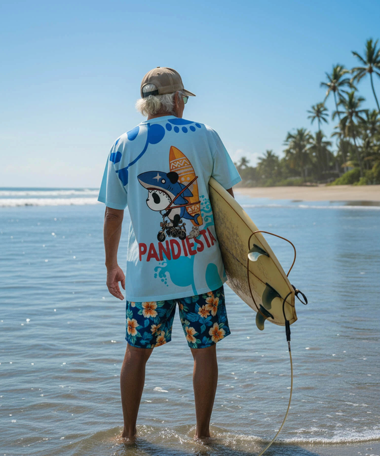PANDIESTA(パンディエスタ) |SB PANDIESTA サーフライドシャーク S/S Tシャツ(526211 MENS/WOMENS）