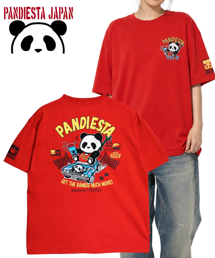 PANDIESTA(パンディエスタ) |SB PANDIESTA MONSTER HOTROD PANDA S/S Tシャツ(526851 MENS/WOMENS）