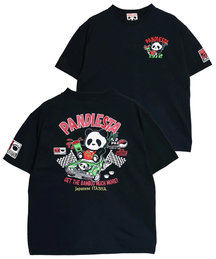 PANDIESTA(パンディエスタ) |SB PANDIESTA MONSTER HOTROD PANDA S/S Tシャツ(526851 MENS/WOMENS）