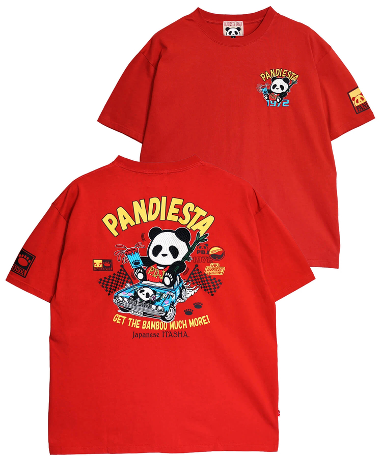 PANDIESTA(パンディエスタ) |SB PANDIESTA MONSTER HOTROD PANDA S/S Tシャツ(526851 MENS/WOMENS）