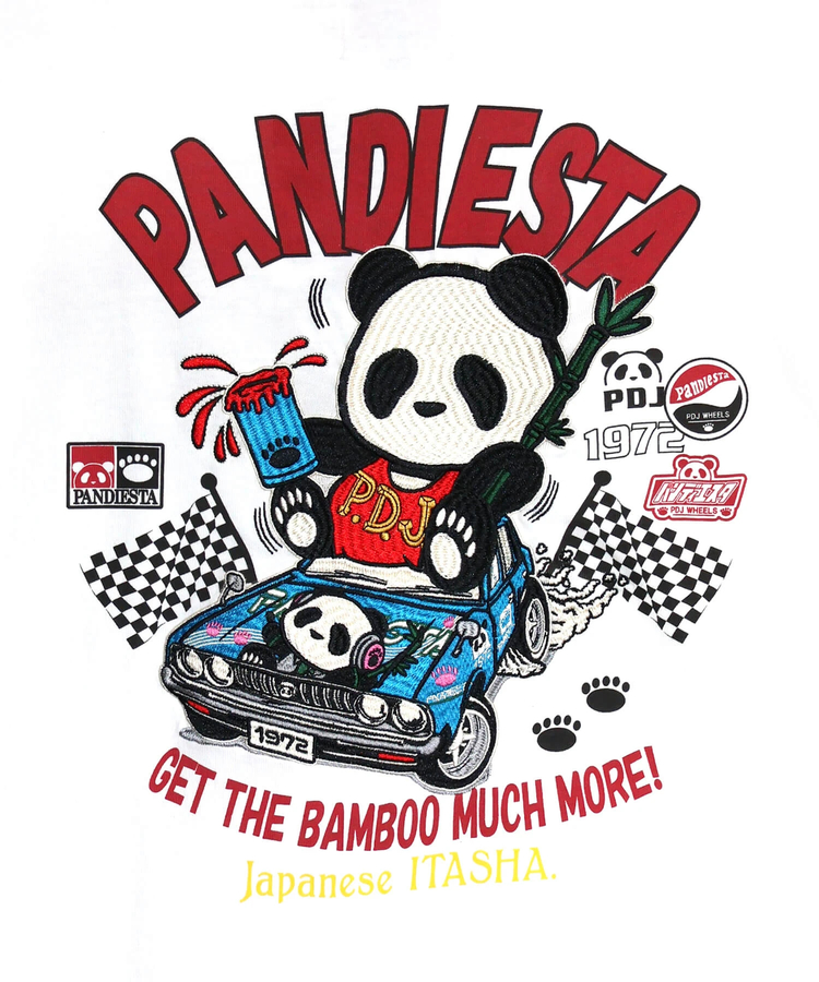 PANDIESTA(パンディエスタ) |SB PANDIESTA MONSTER HOTROD PANDA S/S Tシャツ(526851 MENS/WOMENS）