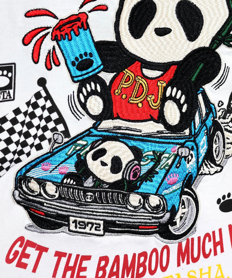 PANDIESTA(パンディエスタ) |SB PANDIESTA MONSTER HOTROD PANDA S/S Tシャツ(526851 MENS/WOMENS）